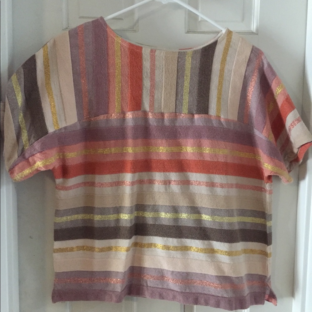 Ace & Jig XS halo poppy tee
